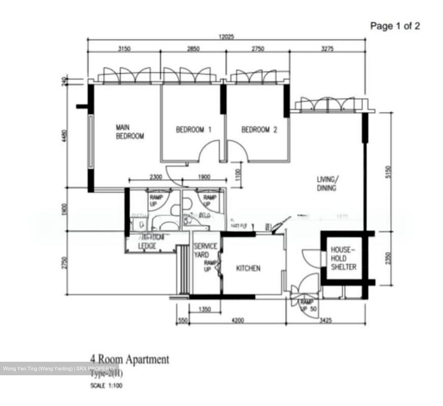 Blk 445 Jade Spring @ Yishun (Yishun), HDB 4 Rooms #544038001
